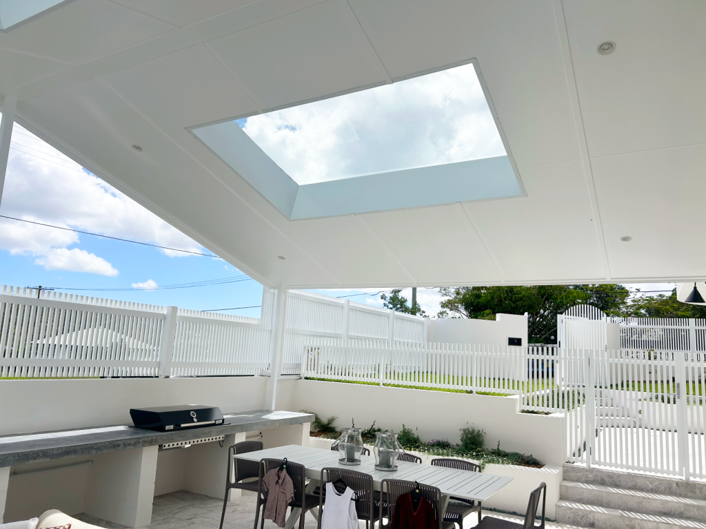 patio skylight outdoors